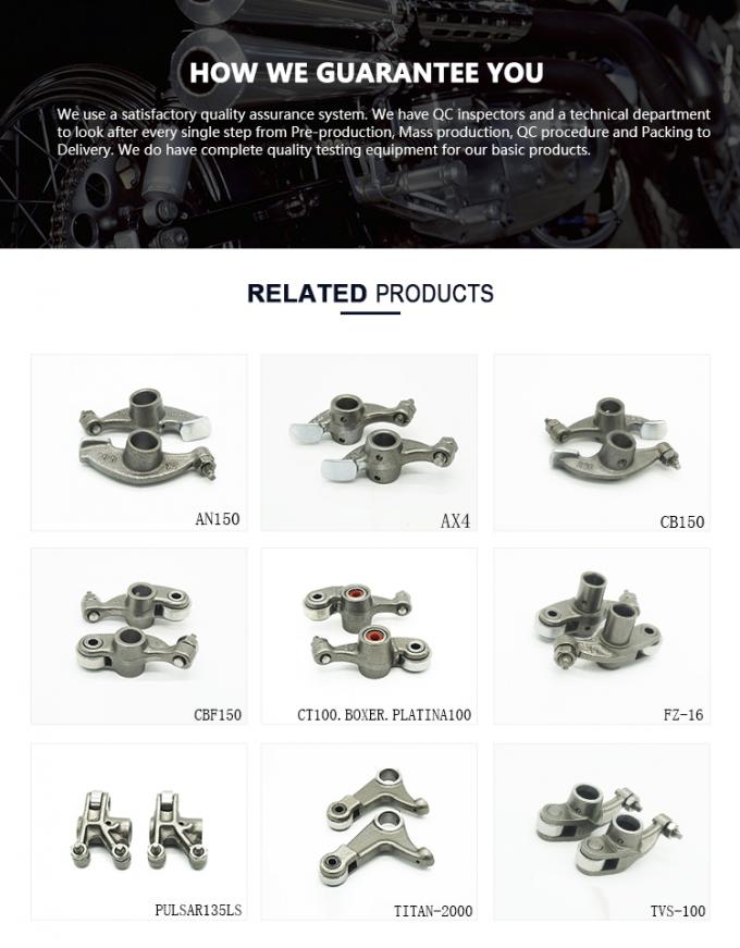 Apache 150 RTR Motorcycle Engine Parts , Silver Color Motorcycle Rocker Arm
