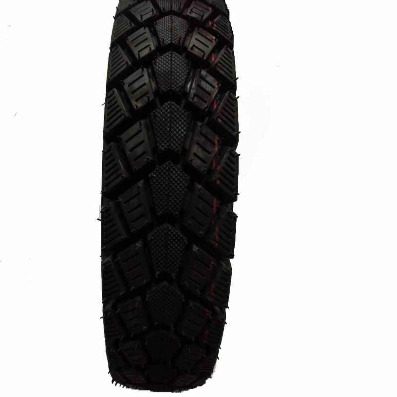 Standard Size Bajaj Three Wheeler Parts / Motorcycle Tire ISO9001 Certificated