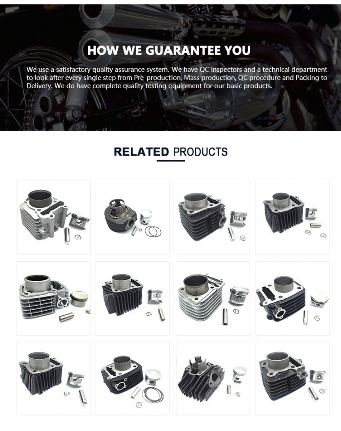 Standard Size Motorcycle Piston Kits For DISCOVER 125 POWERD NEW 0.25