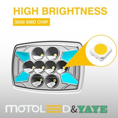 6LED Lo beam and 8 LED Hi beam LED Headlight for CD70 CG125 70cc from YAYE Motorcycle
