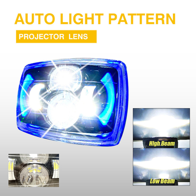 Blue DRL CD70 70cc Projector Lens Motorcycle LED Headlight DC12V White Waterproof IP67