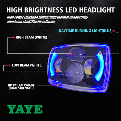 DC12V YAYE CD70 CJ125 2 In 1 HD PC Lampshade IP67 High Brightness Motorcycle Headlight with DRL