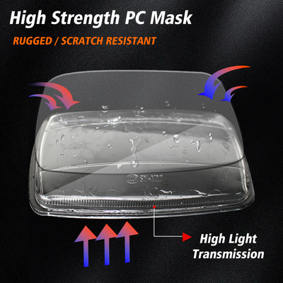 DC12V YAYE CD70 CJ125 2 In 1 HD PC Lampshade IP67 High Brightness Motorcycle Headlight with DRL