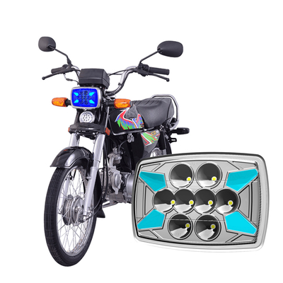 DC12V Blue DRL LED Headlight for CD70 CG125 70cc YAYE Motorcycle 3030SMD White Light