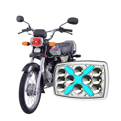 Plastic Reflector YAYE CG125 XBT-06 LED Headlight with 12 Lamp Chips and IP67 Rating