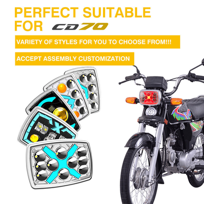 Plastic Reflector YAYE CG125 XBT-06 LED Headlight with 12 Lamp Chips and IP67 Rating