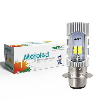 1200lm White Motorcycle LED Headlight Bulb 15W H6 Headlight Bulb