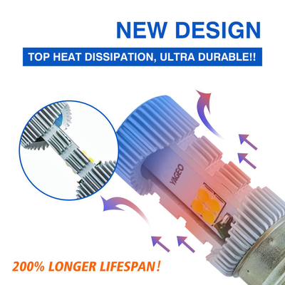 1200lm White Motorcycle LED Headlight Bulb 15W H6 Headlight Bulb