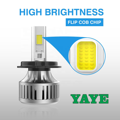 4500LM Brightest Motorcycle Headlight Bulb IP67 H4 High Low Beam