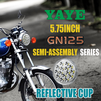 3030SMD 15 Lamp DC12V 5.75Inch Motorcycle Headlight Suzuki Gn125 LED Accessories