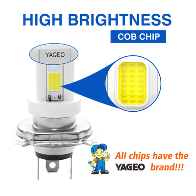 COB Led Motorcycle Super Bright Light Bulb 12V 48V 80V for Bajaj Pulsar 180 by YAYE