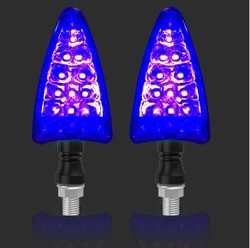 YAYE 2 pcs Motorcycle Rear Turn Signal Lamp Sequential Indicator Light Normal Light