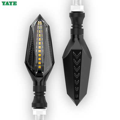 LED Motorcycle Turn Signal Head Lamp 30000hours Lifespan and 6500k Light Temperature