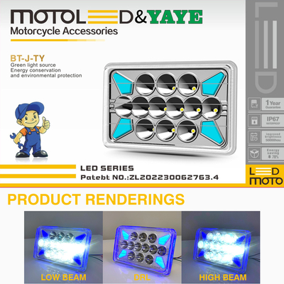 CG125 DC12V LED Motorcycle Headlight with DRL and Turn Signal