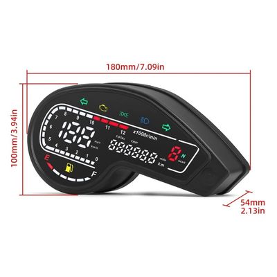 Motorcycle LCD Modified Meter for ZS150 GY Motocross Digital Speedometer  LCD Modified Meter