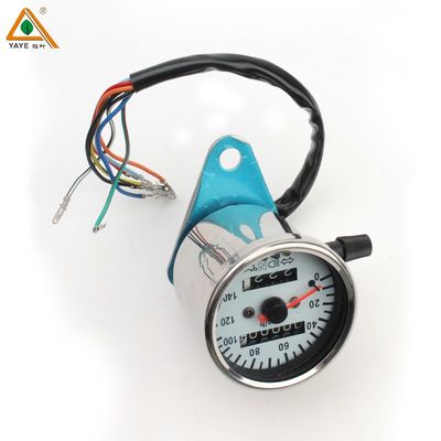 New Retro Modified 12v Three Light Two Mileage LED Digital Instrument Display Waterproof Motorcycle Speedometer