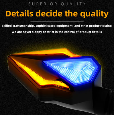 YAYE 2 in 1 Motorcycle Water Lamp LED Turn Signal Indicator Mini Light