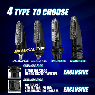 YAYE Motorcycle Turn Signal Titan 150 2000 CB250 Twister Lander250 Factor125 DC12V Fixing Dynamic Indicator Light Tail Light