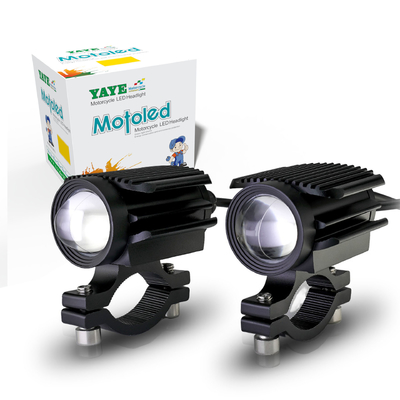3570CSP YYFJD-JRY YAYE Motorcycle LED Mini Spot Light 16W 1600LM AC DC 8V 80V Yellow White